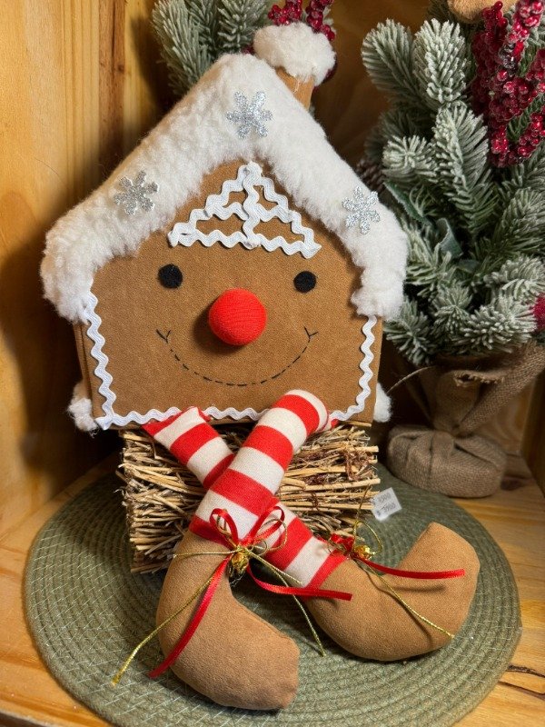 Producto - Casa ginger con patas colgantes  - 42 cm (Efectivo: 23.920 )