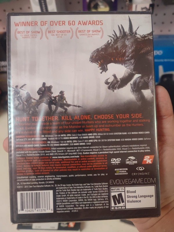 Producto - Evolve PC (2016) sellado - 3