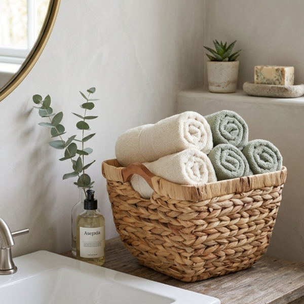 Producto - CANASTO SEAGRASS CUADRADO - ART 2178