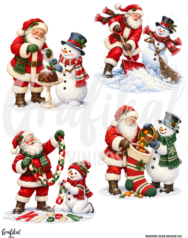 Producto - Transfer Color Navidad 043