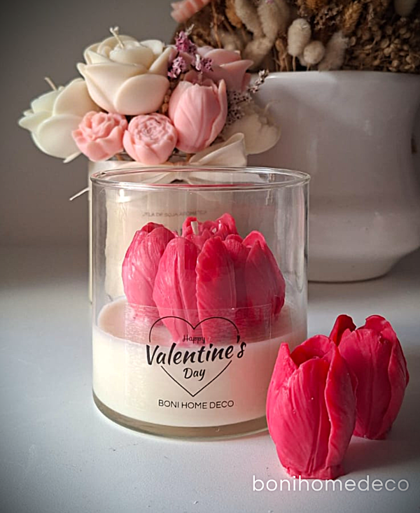 Producto - FLOR TULIPAN ROJA