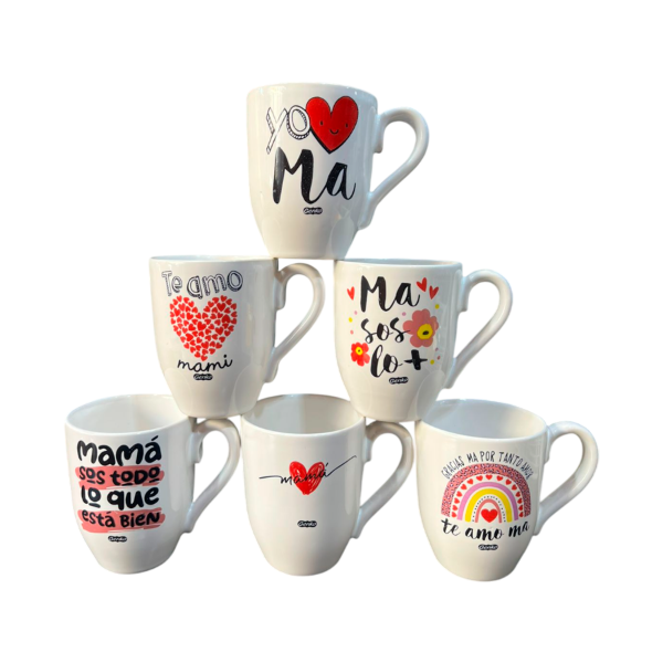 Producto - TAZAS BLANCAS DIA DE LA MADRE
