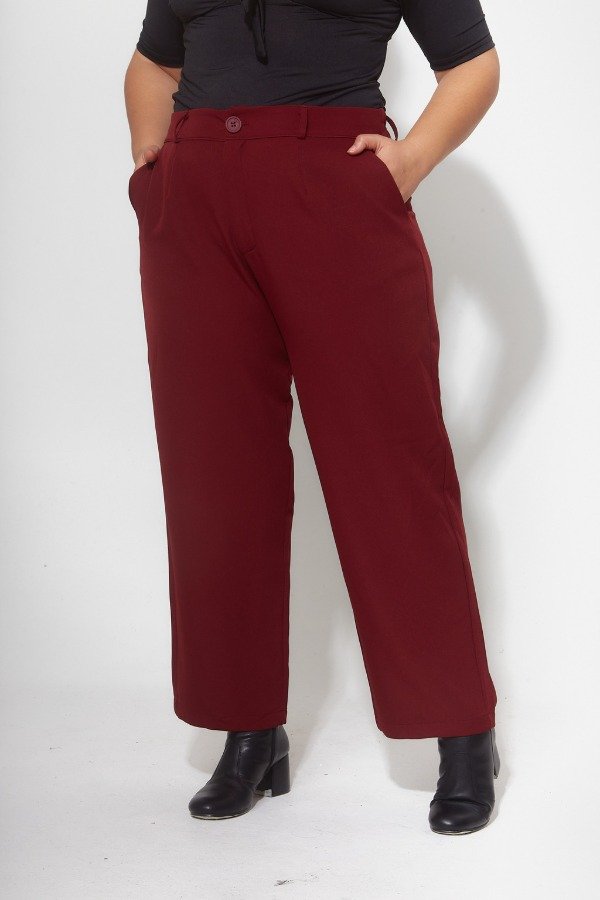 Producto - PANTALÓN SASTRERO RECTO BORRAVINO