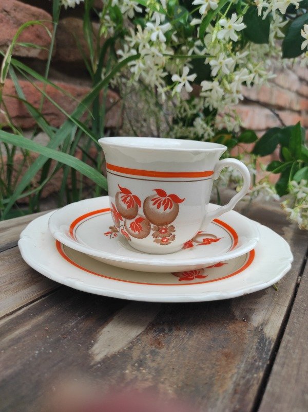 Producto - Tríos de té loza inglesa