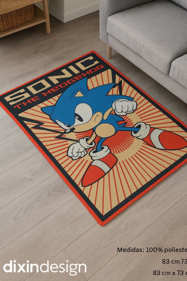 Producto - Alfombra Sonic Speed - Alfombra de alta velocidad + Regalo