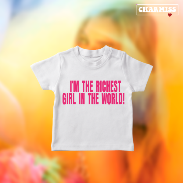 Baby Tee- im the richest girl in the world — imagen 2