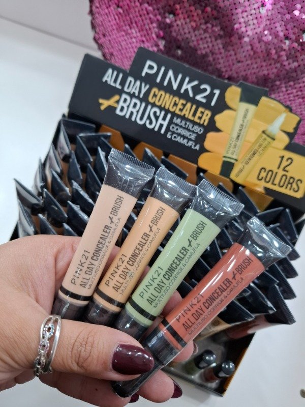Producto - Corrector líquido ALL DAY CONCEALER BRUSH pink 21