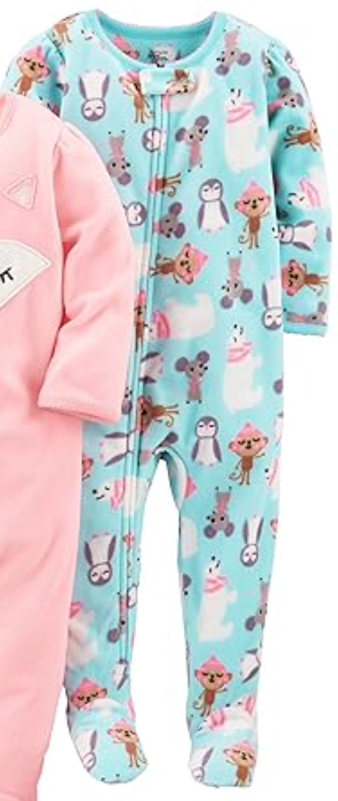 Producto - Enterito Micropolar Beba Celeste Animalitos