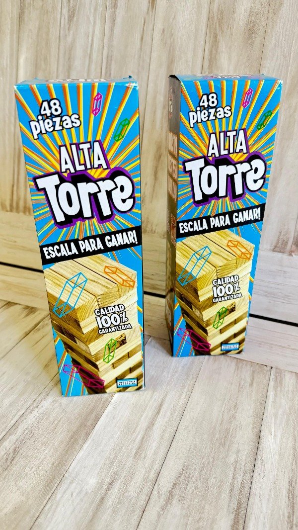 Producto - Alta torre- Juego de yenga- 48 piezas- Sha
