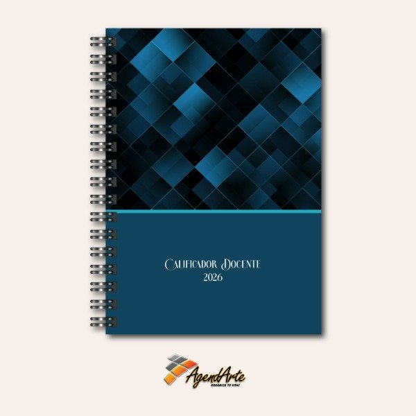 Producto - Calificadores Docentes 10 Cursos - Tapa Dura A5 - Diseño 8