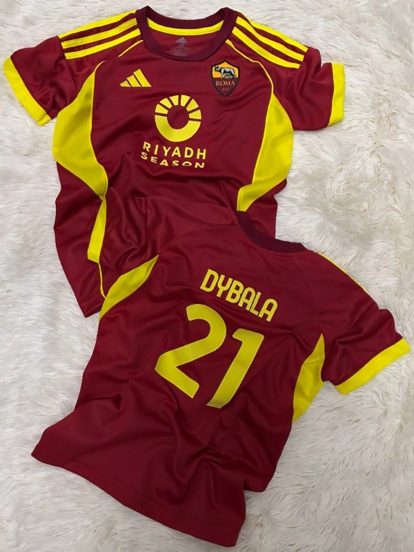 Producto - Camiseta Roma Titular Temporada 2025/2026 Niño