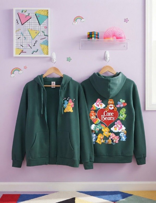 Producto - Campera Algodon Rustica Ositos Cariñosos Varios Colores - 0