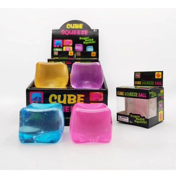 Producto - Squishy viral Antiestrés Cubo transparente