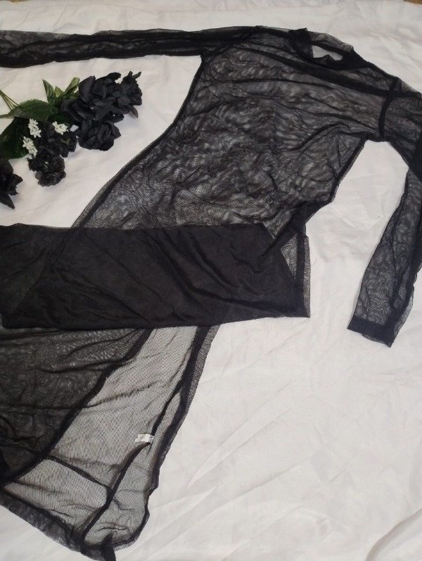 Vestido microtul largo — imagen 4