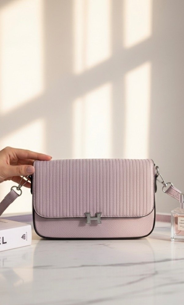 Producto - Cartera Tipo Hermes + Monedero - Lila