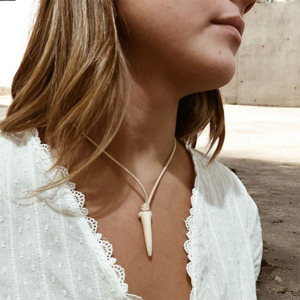 Producto - Choker Marfil