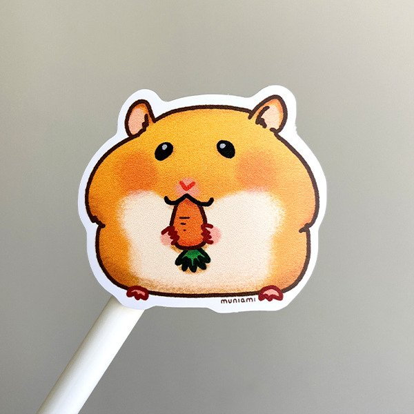 Producto - Sticker vinilo - Roedores y no roedores - Hamster