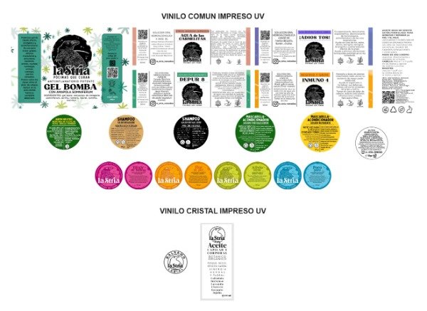 Producto - VINILO IMPRESO UV Y CRISTAL UV LASTRIA PRODUCTOS