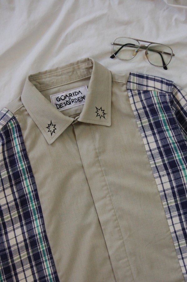 Producto - Camisa siamesa / verde y cuadros