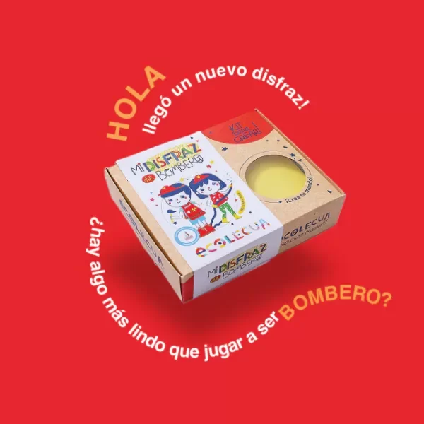 Producto - MI DISFRAZ DE BOMBERO: Kit para CREAR!