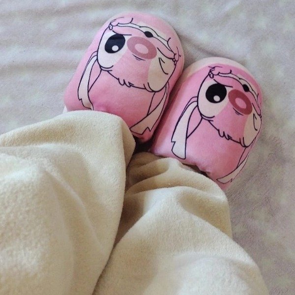 Producto - Línea Quito !! Pantuflas Stich rosa