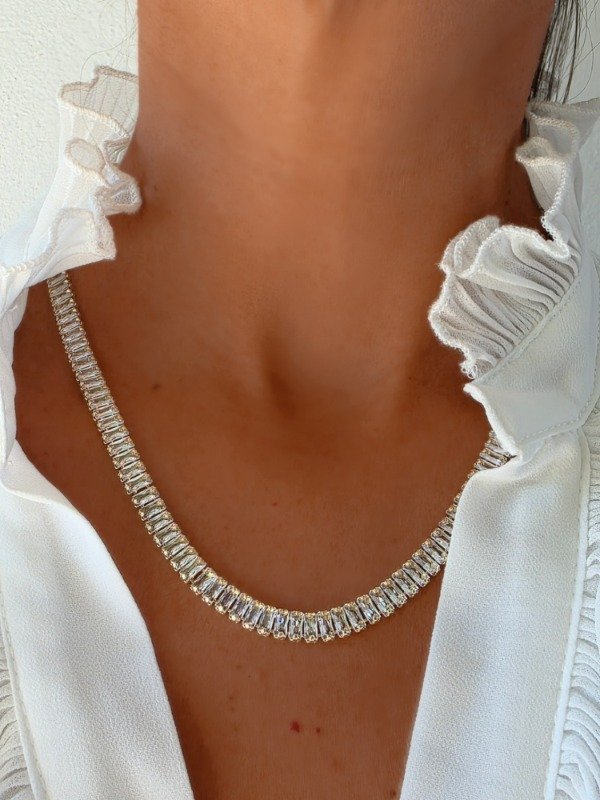 Producto - Collar Brillo Baguette