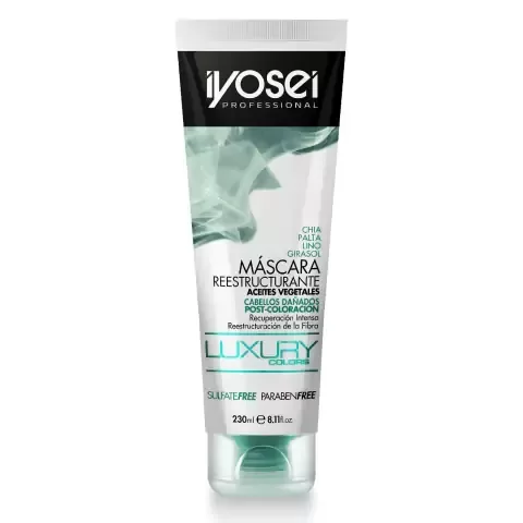 Producto - Mascara Reestructurante con Aceite de Lino - 230 grs.- Pomo