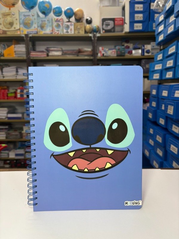 Producto - Cuaderno A5 c/espiral - Stitch - "Mooving"