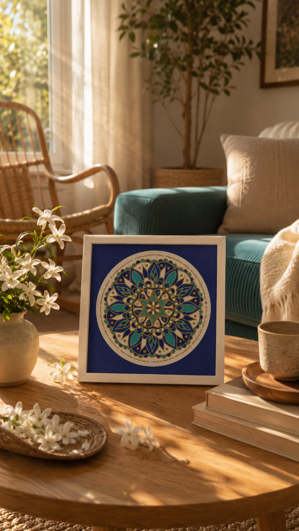 Producto - Cuadro Birkat Habait Mandala - 3