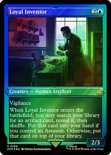 Producto - Loyal Inventor (Foil Etched)
