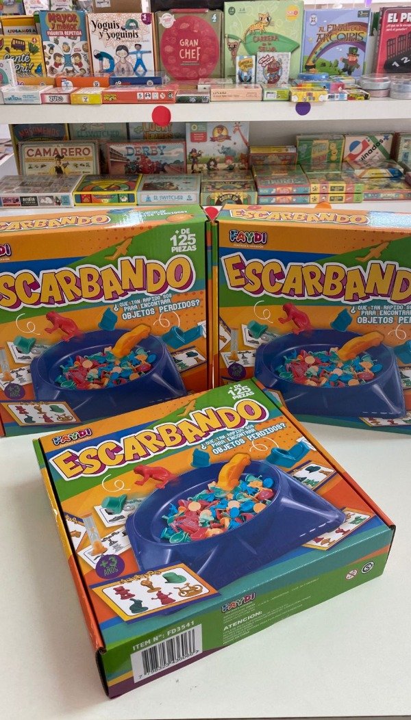 Producto - Juego de mesa- Escarbando (+3) - Que tan rápido sos para encontrar objetos