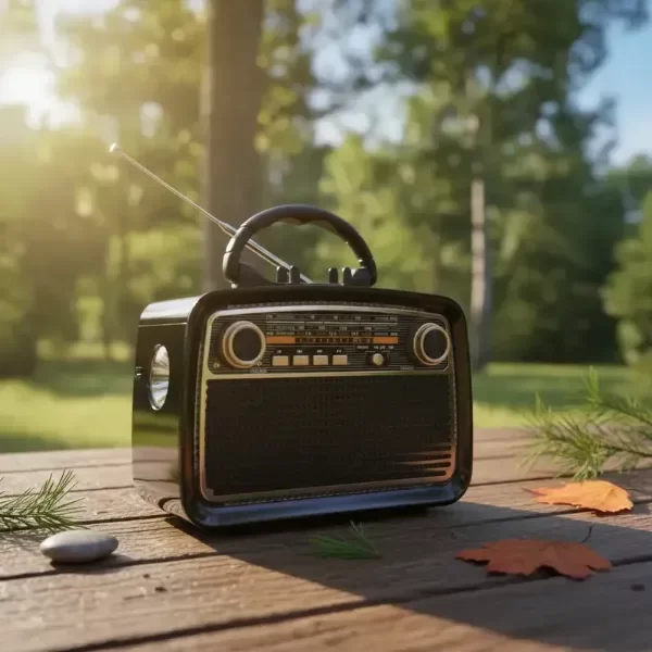 Producto - PL436 RADIO RETRO  KBRAND KTF-1467 CON LINTERNA