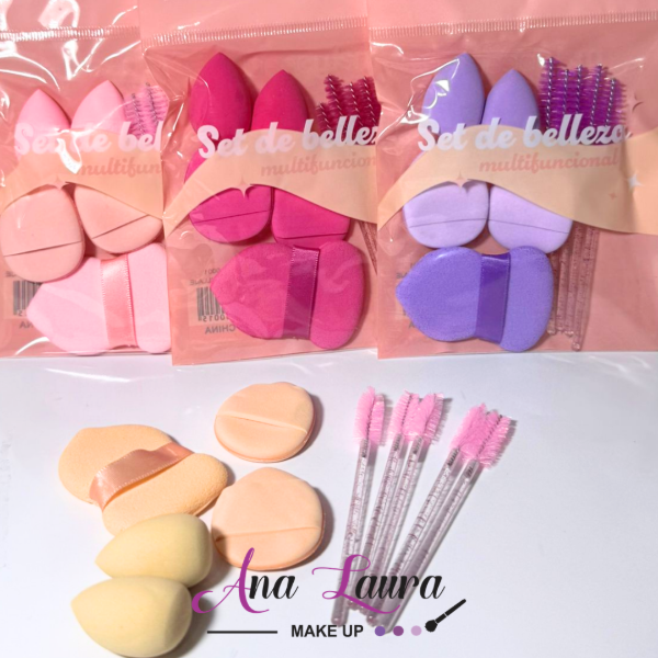 Producto - Set de esponjas y cepillo Mely