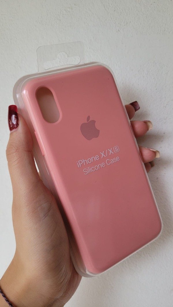 Producto - Iph x y xs silicona case rosa