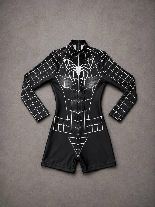 Producto - Catsuit spiderman corto black - 0