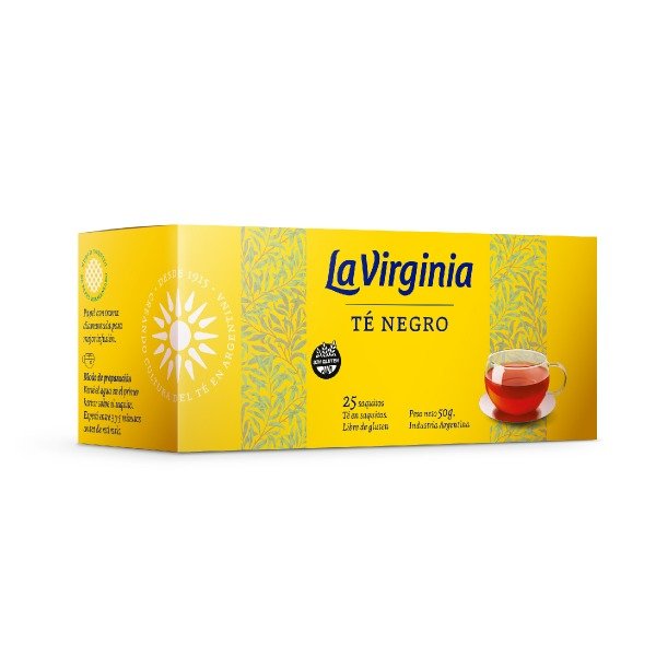 Producto - TE NEGRO X25 LA VIRGINIA
