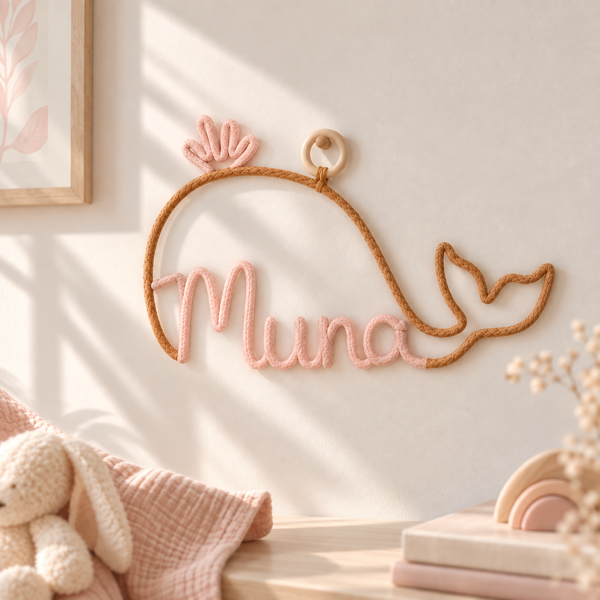 Producto - Cartel de bienvenida personalizado Ballenita