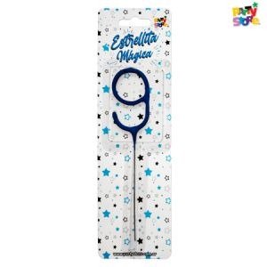 Producto - NUMERO ESTRELLITA MAGICA CELESTE 9