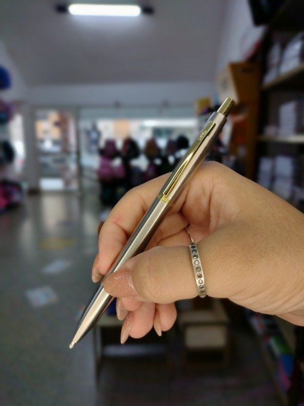 Producto - Bolígrafo "FILGO" retractil metalica