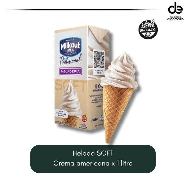 Producto - Helado SOFT Milkaut Crema Americana