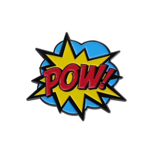 Producto - Pin Comic Pop Art - Onomatopeya POW