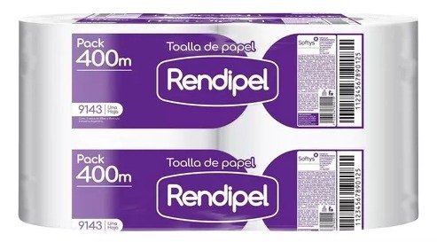 Producto - Bobina Toalla Multiuso Rendipel Elite Pack 2x200mts (9143)