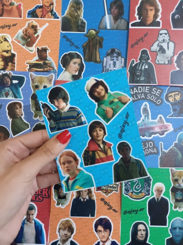 Producto - Plancha de stickers Stranger Things 2