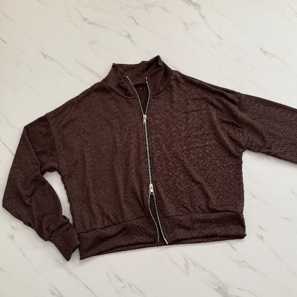 Producto - Campera doble cierre chocolate