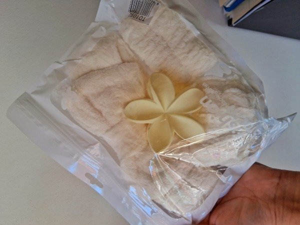 Producto - Set spa skincare maquillaje vincha + muñequeras + broche