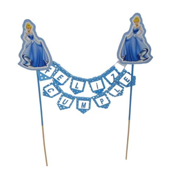 Producto - Topper banderin princesas - 4