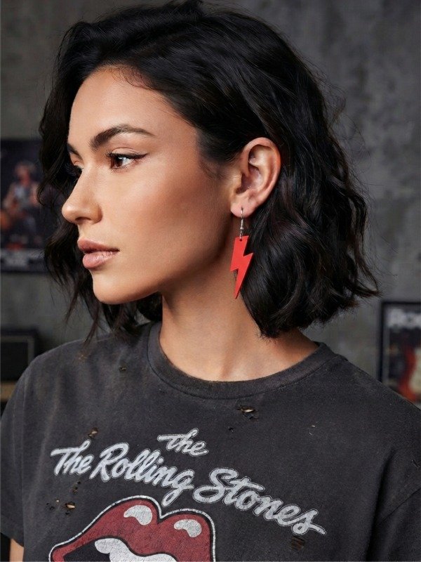Producto - Aros Rayo / Rojo Fuego