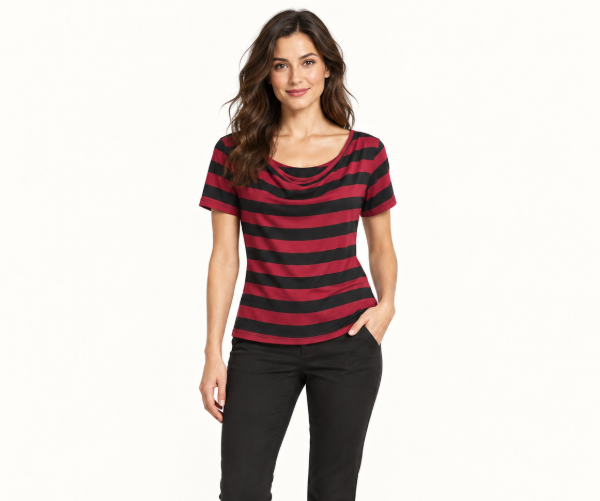 Producto - Remera Rayada Cuello Bote - 2
