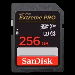 Producto - SanDisk SD Extreme Pro 256GB 200MBs - SDSDXXD-256G-GN4IN