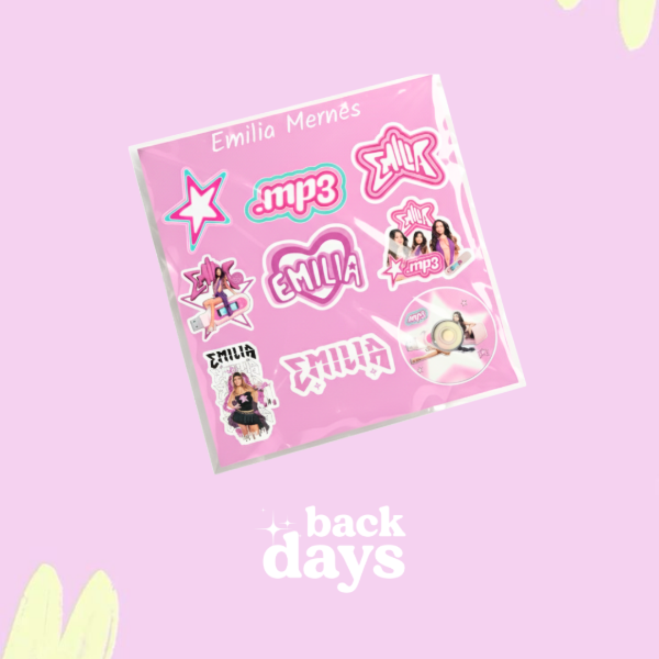 Producto - Plancha de Sticker Inspirada en Emilia Mernes Mp3